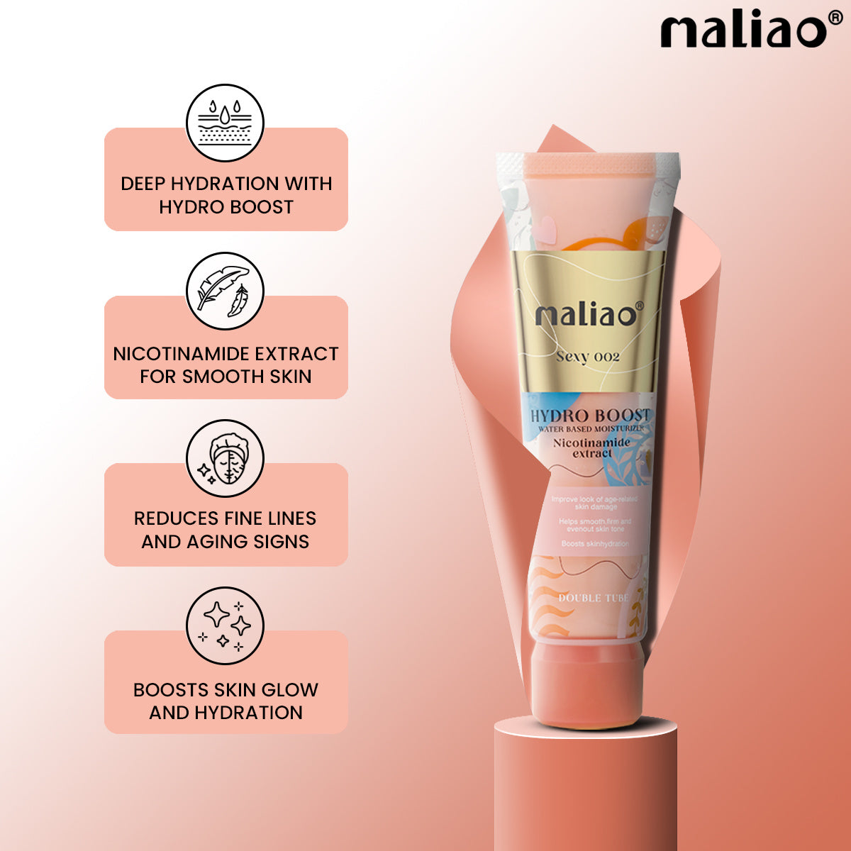 Maliao Hydro Boost Water-Based Moisturizer with Niacinamide Extract